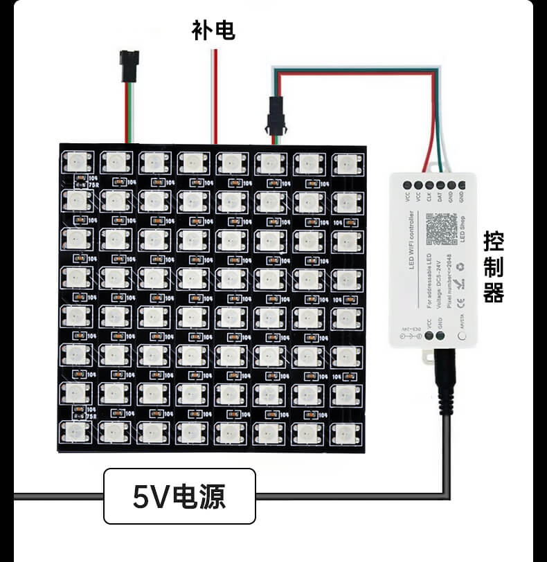 8x8全彩像素屏详情5 8x8全彩像素屏详情5