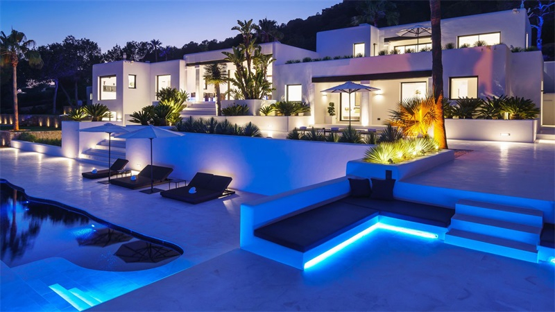 户外灯带场景 户外灯带场景